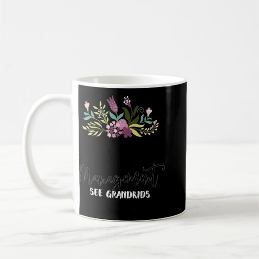 Retired Under New Management See Grandkids Funny R Kaffeetasse (Links)