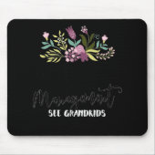 Retired Under New Management See Grandkids Funny R Mousepad (Vorne)