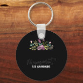 Retired Under New Management See Grandkids Funny R Schlüsselanhänger (Vorderseite)