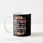 Retired Under New Management See Grandkids Retirem Kaffeetasse (Links)