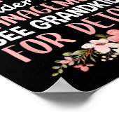 Retired Under New Management See Grandkids Retirem Poster (Ecke)