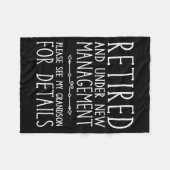 Retired Under New Management - See Grandson For De Fleecedecke (Vorderseite (Horizontal))