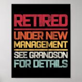 Retired Under New Management See Grandson For Deta Poster (Vorne)