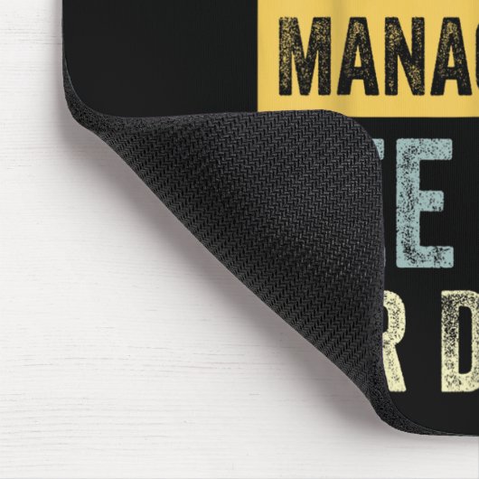 Retired Under New Management See Wife For Details Mousepad (Ecke)