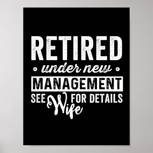 retired under new management see wife for details. poster (Vorne)