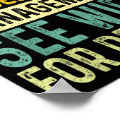 Retired Under New Management See Wife For Details  Poster (Ecke)