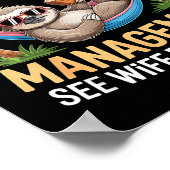 Retired Under New Management See Wife Funny Retire Poster (Ecke)