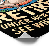 Retired Under New Management See Wife Funny Retire Poster (Ecke)