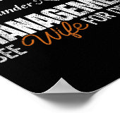 Retired Under New Management See Wife _ Retirement Poster (Ecke)