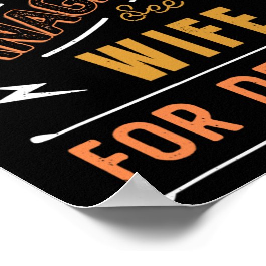 Retired Under New Management See Wife Retirement Poster (Ecke)