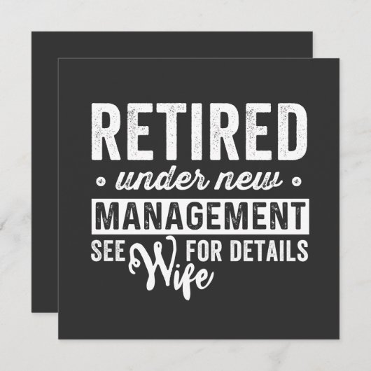Retired under new management wife for details. einladung (Vorne/Hinten)