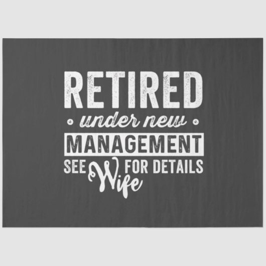 Retired under new management wife for details. seidenpapier (Vorderseite)