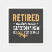 Retired under new management wife for details. serviette (Vorderseite)