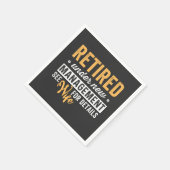 Retired under new management wife for details. serviette (Ecke)