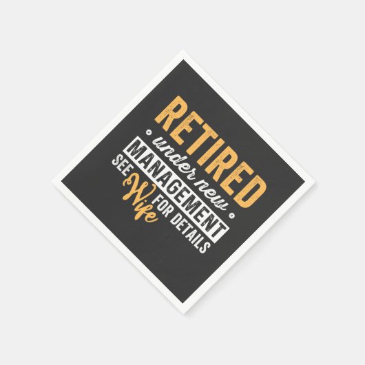 Retired under new management wife for details. serviette (Ecke)