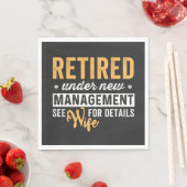 Retired under new management wife for details. serviette (Beispiel)