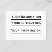 Retired Visitenkarte (Rückseite)