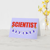 RETIRED WISSENSCHAFTLER KARTE (Gelbe Blume)