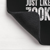 Retired Zookeeper Funny Zoo Keeper Retirement Mousepad (Ecke)