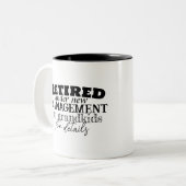 Retired Zweifarbige Tasse (Vorderseite Links)