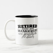 Retired Zweifarbige Tasse (Links)