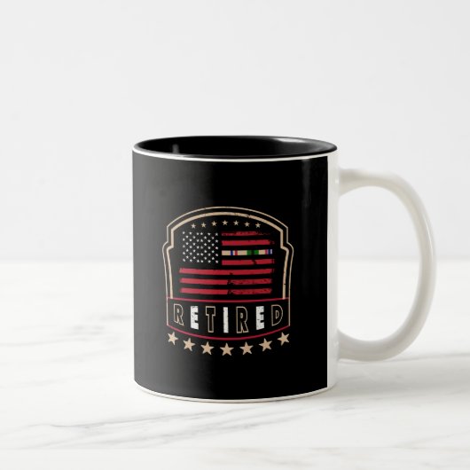Retired Zweifarbige Tasse (Rechts)