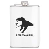 Retiredasaurus Flachmann (Vorderseite)