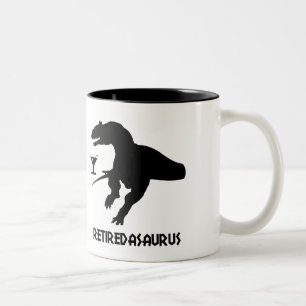 Retiredasaurus Zweifarbige Tasse