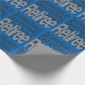 Retiree Extraordinaire Geschenkpapier (Ecke)