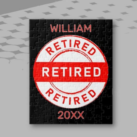 Retiree Fun! Geschenk für den Eigenbedarf Puzzle