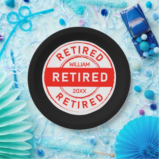 Retiree Fun! Party für die individuelle Altersvors Pappteller (Party)