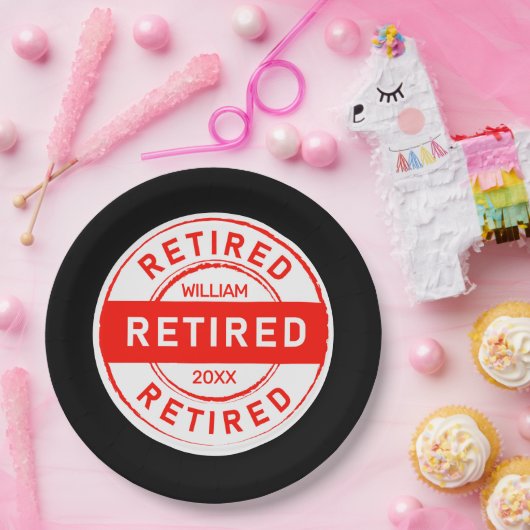 Retiree Fun! Party für die individuelle Altersvors Pappteller (Party)