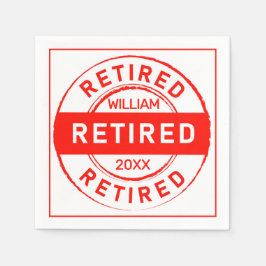 Retiree Fun! Party für die individuelle Altersvors Serviette