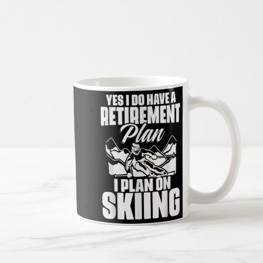 Retiree Funny Retirement Rental Pension Skiret Kaffeetasse (Rechts)