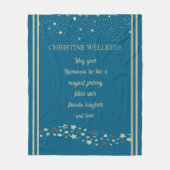 Retiree-Geschenk! Einzigartige Altersdecke Fleecedecke (Vorderseite)