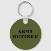Retiree Key Chain Army Schlüsselanhänger (Vorderseite)