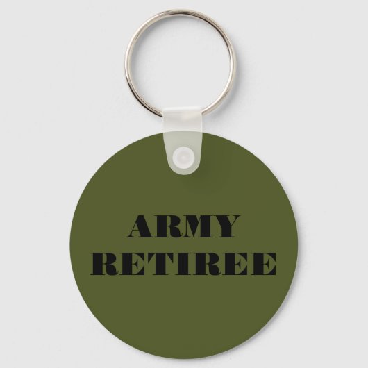 Retiree Key Chain Army Schlüsselanhänger (Vorderseite)