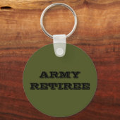 Retiree Key Chain Army Schlüsselanhänger (Vorderseite)