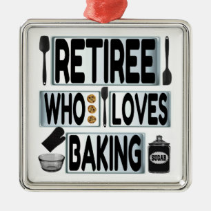 Retiree Liebe Baking Ornament Aus Metall
