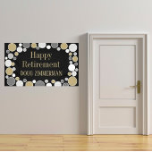 Retiree Party! Personalisierter Rentenbanner Banner