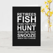 Retireen fischen, wenn sie wollen karte (Gelbe Blume)
