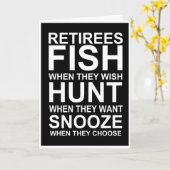 Retireen fischen, wenn sie wollen karte (Gelbe Blume)