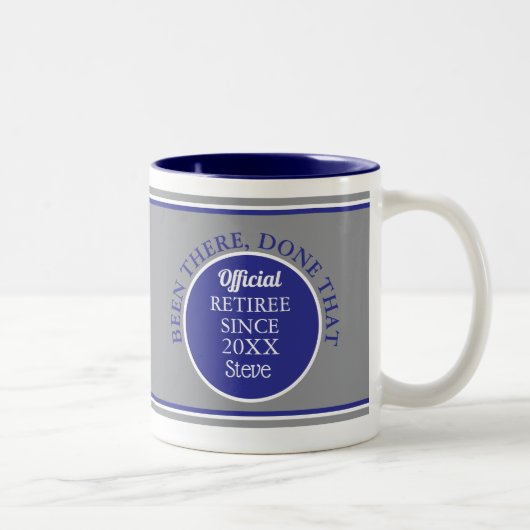 Retirees Custom fun Tasse (Rechts)