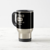 Retirement 2022 for men women funny retired gift reisebecher (Vorderseite Links)