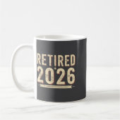 Retirement 2026 Countdown Retired Ly Dom  Kaffeetasse (Links)