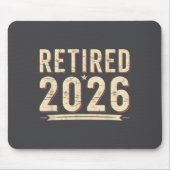 Retirement 2026 Countdown Retired Ly Dom Mousepad (Vorne)