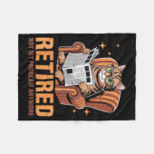 Retirement 2026 Retired 2026 Not My Problem Anymor Fleecedecke (Vorderseite (Horizontal))