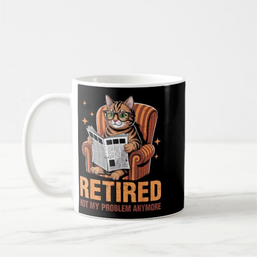 Retirement 2026 Retired 2026 Not My Problem Anymor Kaffeetasse (Links)