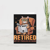 Retirement 2026 Retired 2026 Not My Problem Anymor Karte (Vorderseite)