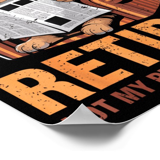 Retirement 2026 Retired 2026 Not My Problem Anymor Poster (Ecke)